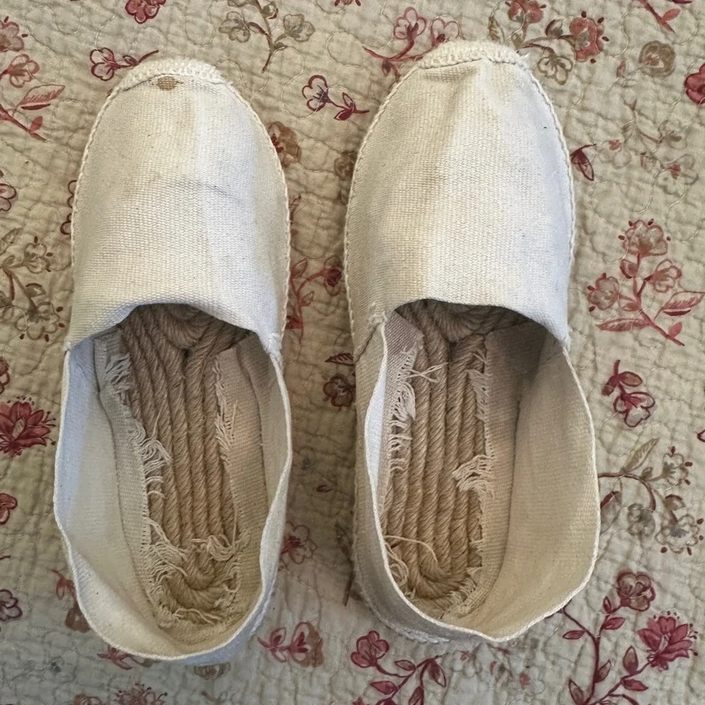 Women's Cream Espadrilles size 38